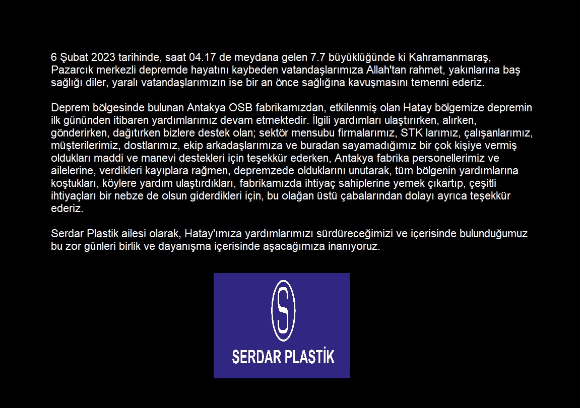 Serdar Plastik | May God have mercy on his soul!